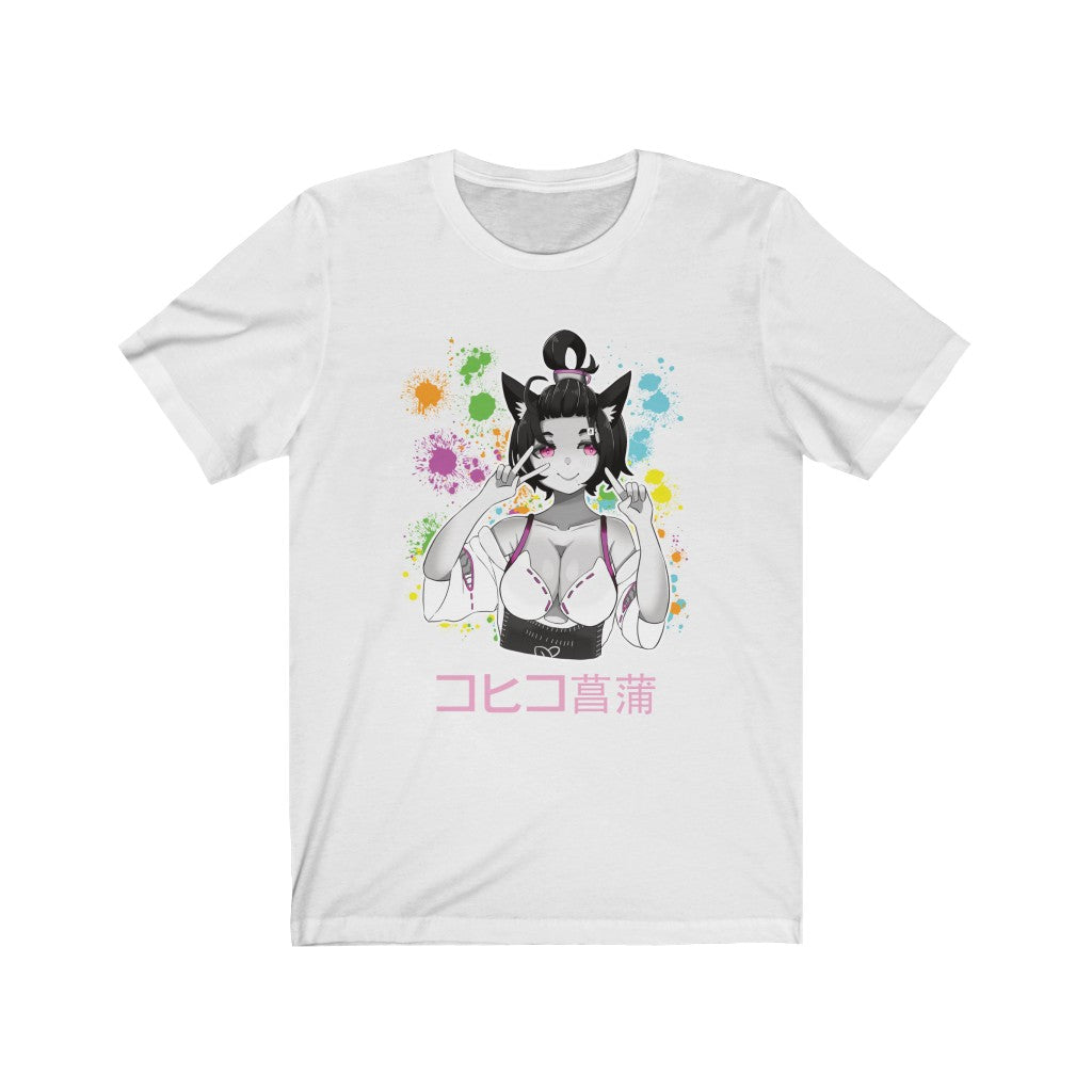 LOS ANGELES Tee With Anime Girl And Lettering – Lianox